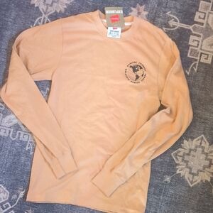 Express Peach Long Sleeve Shirt